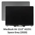 Genuine Apple Macbook Pro 13.0"  A2251 A2289 Complete Screen Top [Space Grey]